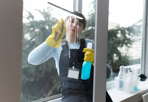Nettoyage de vitres intérieures et extérieures à Plancher-Bas
